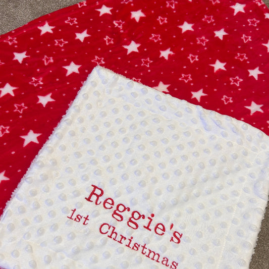 christmas comforter & blanket set